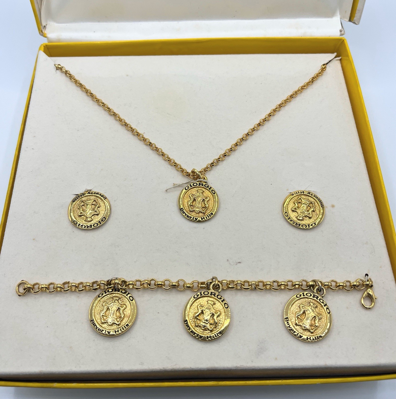 Giorgio Beverly Hills Jewelry Set In The Box Vintage.