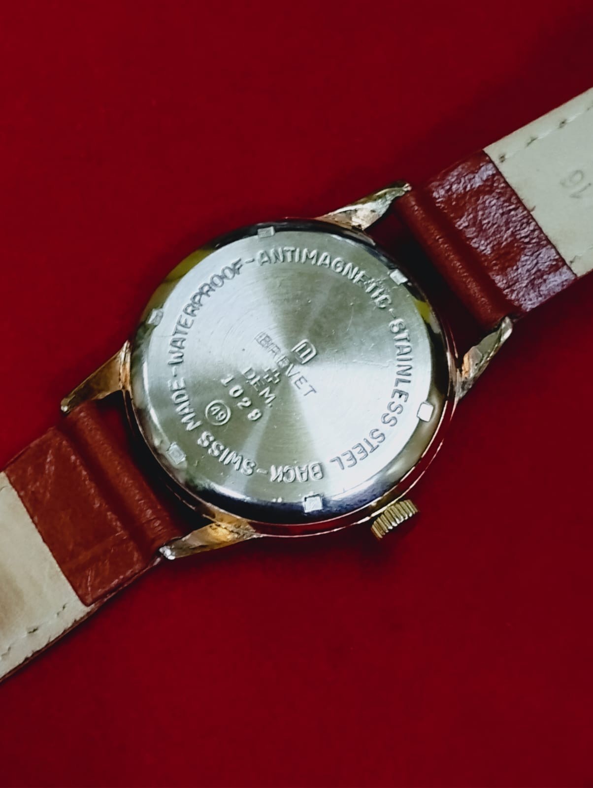Vintage Favre leuba Geneve sub second original men swiss working wrist watch 058