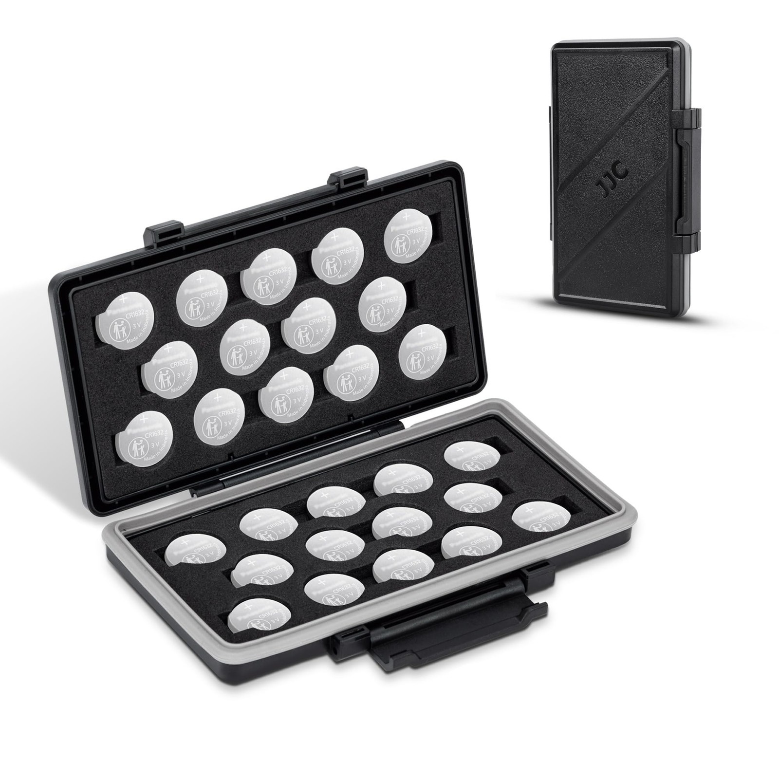 CR1632 CR1620 CR1616 Battery Storage Case,Moisture-proof Button Coin Cell Batter