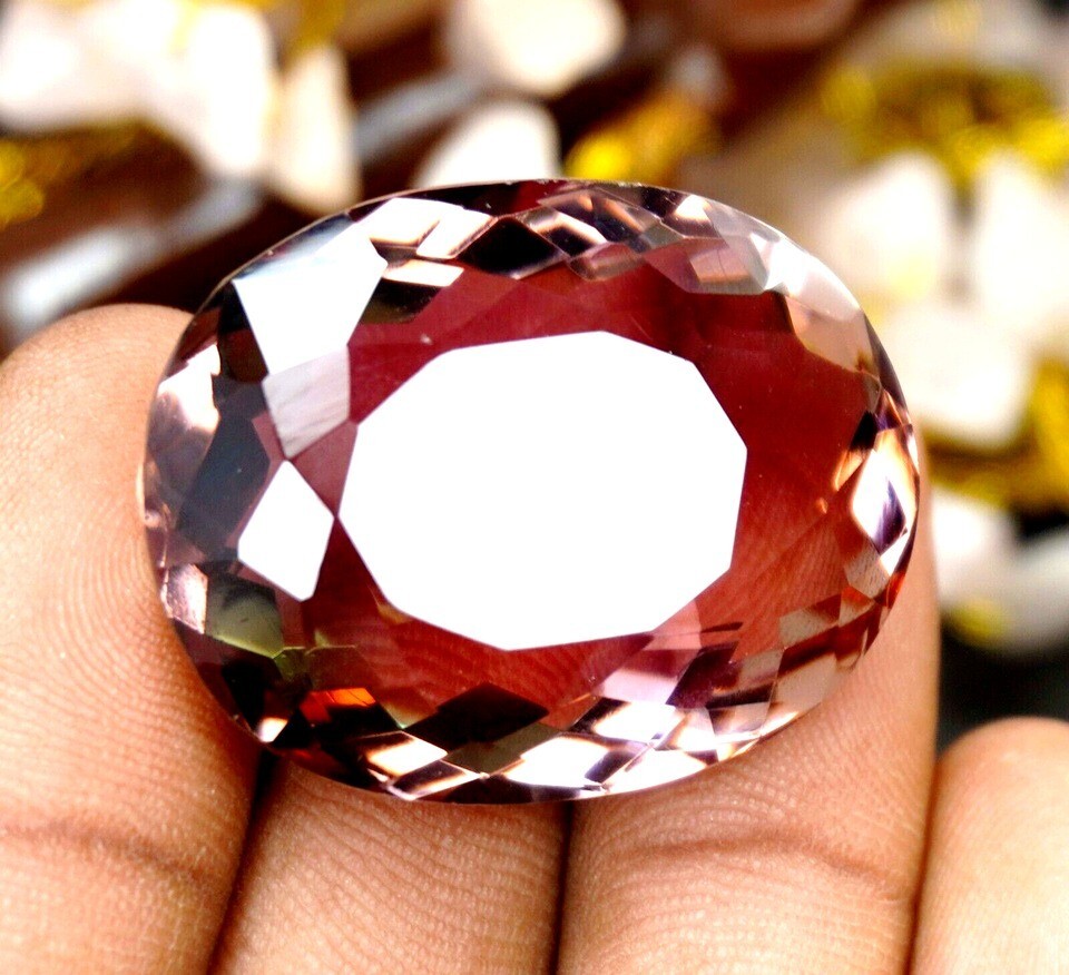 Certified 75 Ct+ Natural Oval Color Change Alexandrite Flawless Loose Gemstone