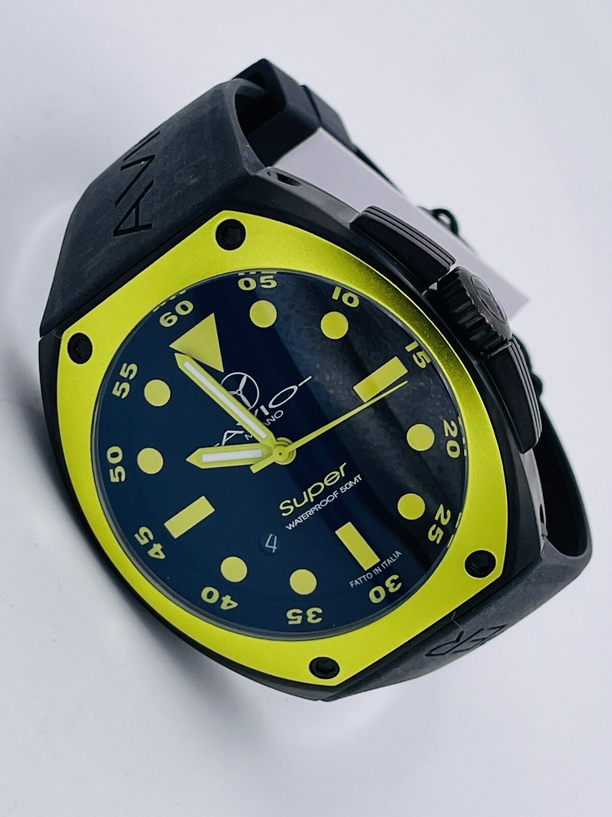 Orologio Avio Milano Acciaio Made in Italy 6495KY/348 44mm Scontatissimo Nuovo