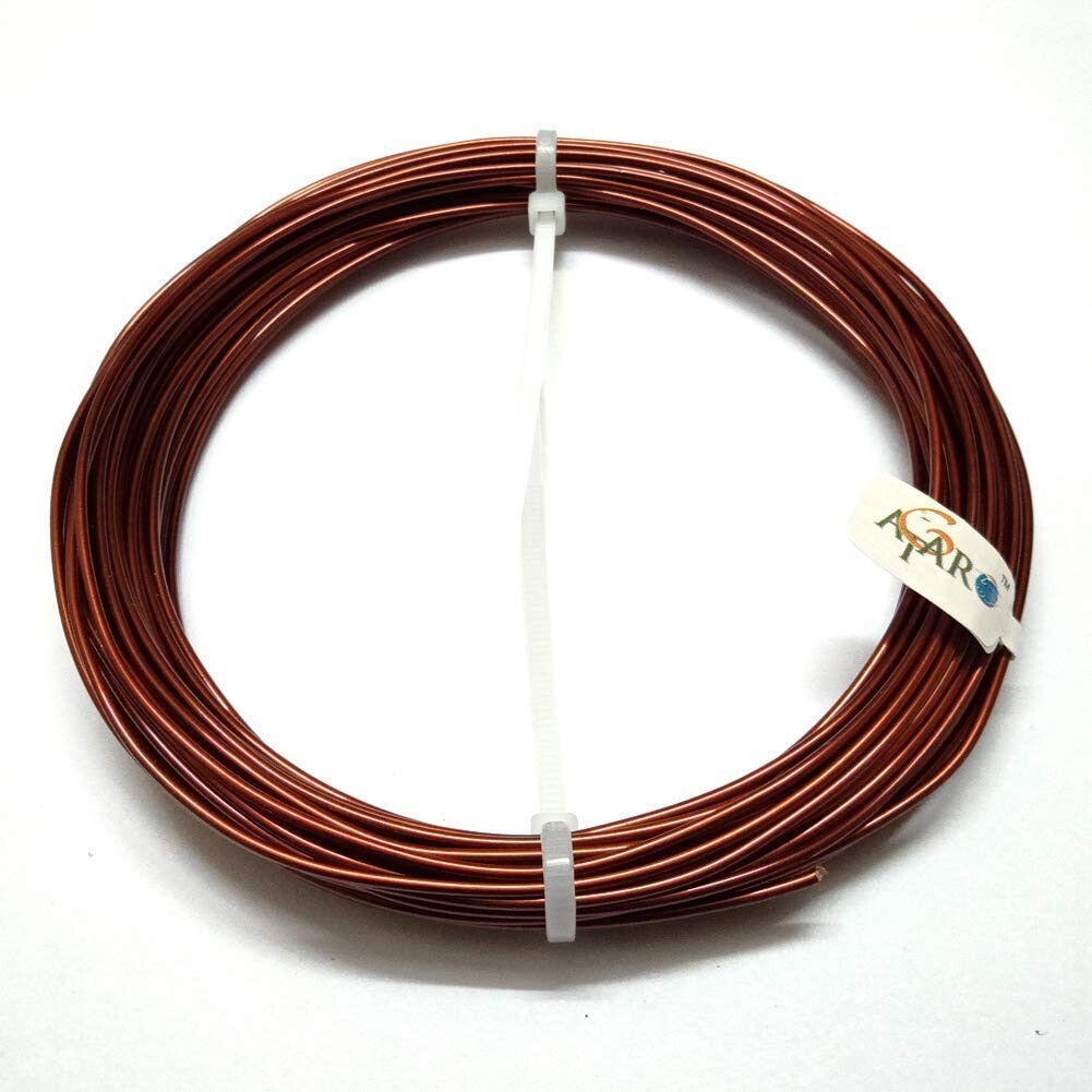 Coated Copper Wire (1.32mm) 16gauge 10 Meter Best for Crafts & Jewelry Work