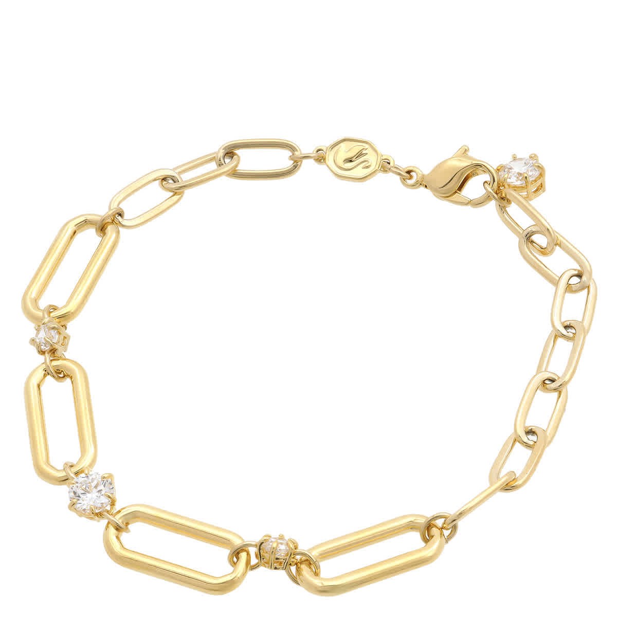 Swarovski Gold-Tone Plated Constella Chain Bracelet