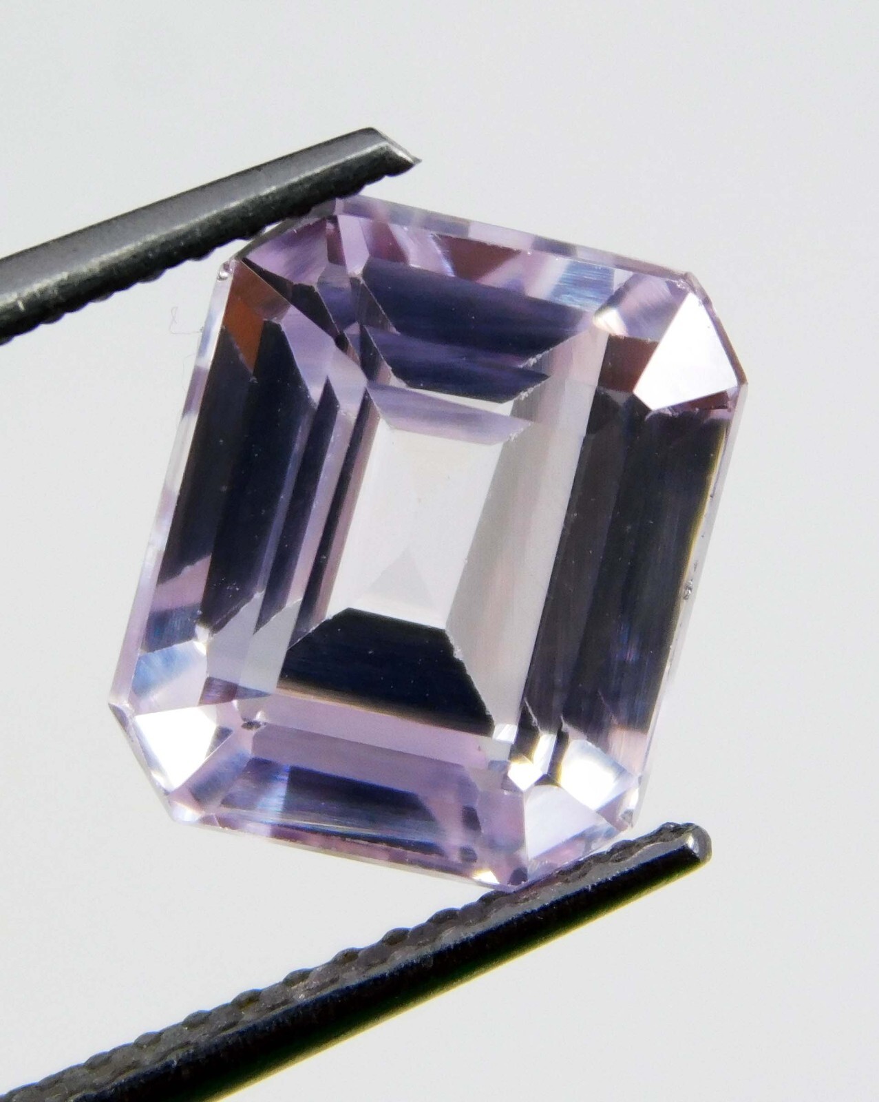 Natural 6.10 Ct Emerald Purplish Pink Kunzite “Certified” Gemstone, Afghanistan