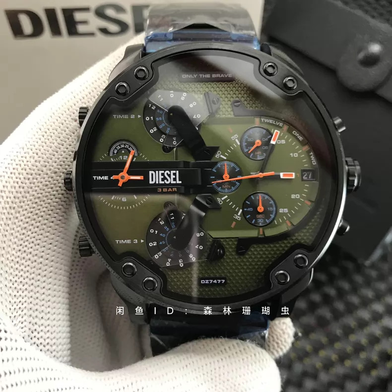 Brand new genuine DZ7477 men’s MR. DADDY 2.0 chronograph watch with metal strap