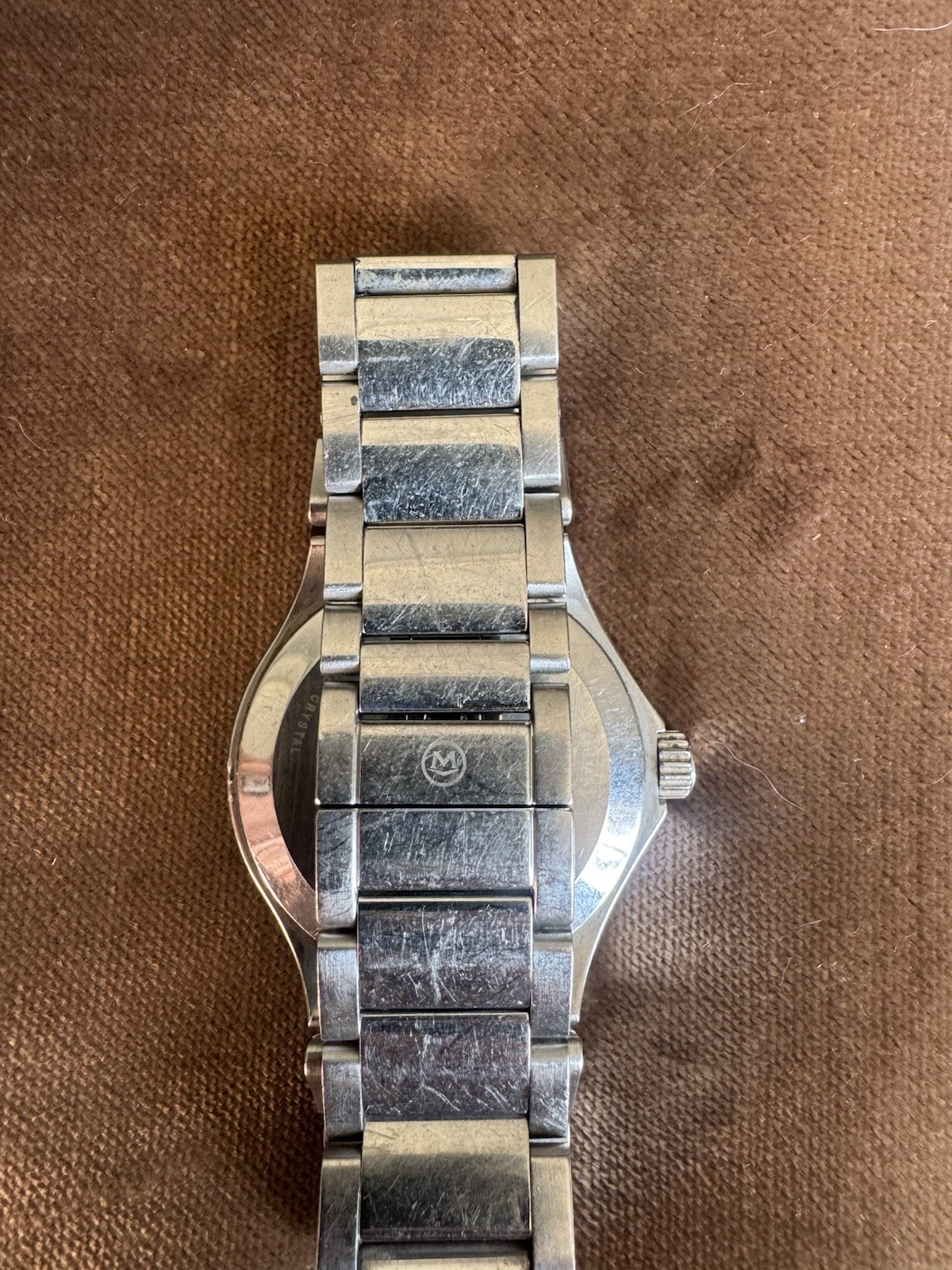 Men’s Movado Swiss Stainless Steel Watch- Short to Regular Band- Light Wear.