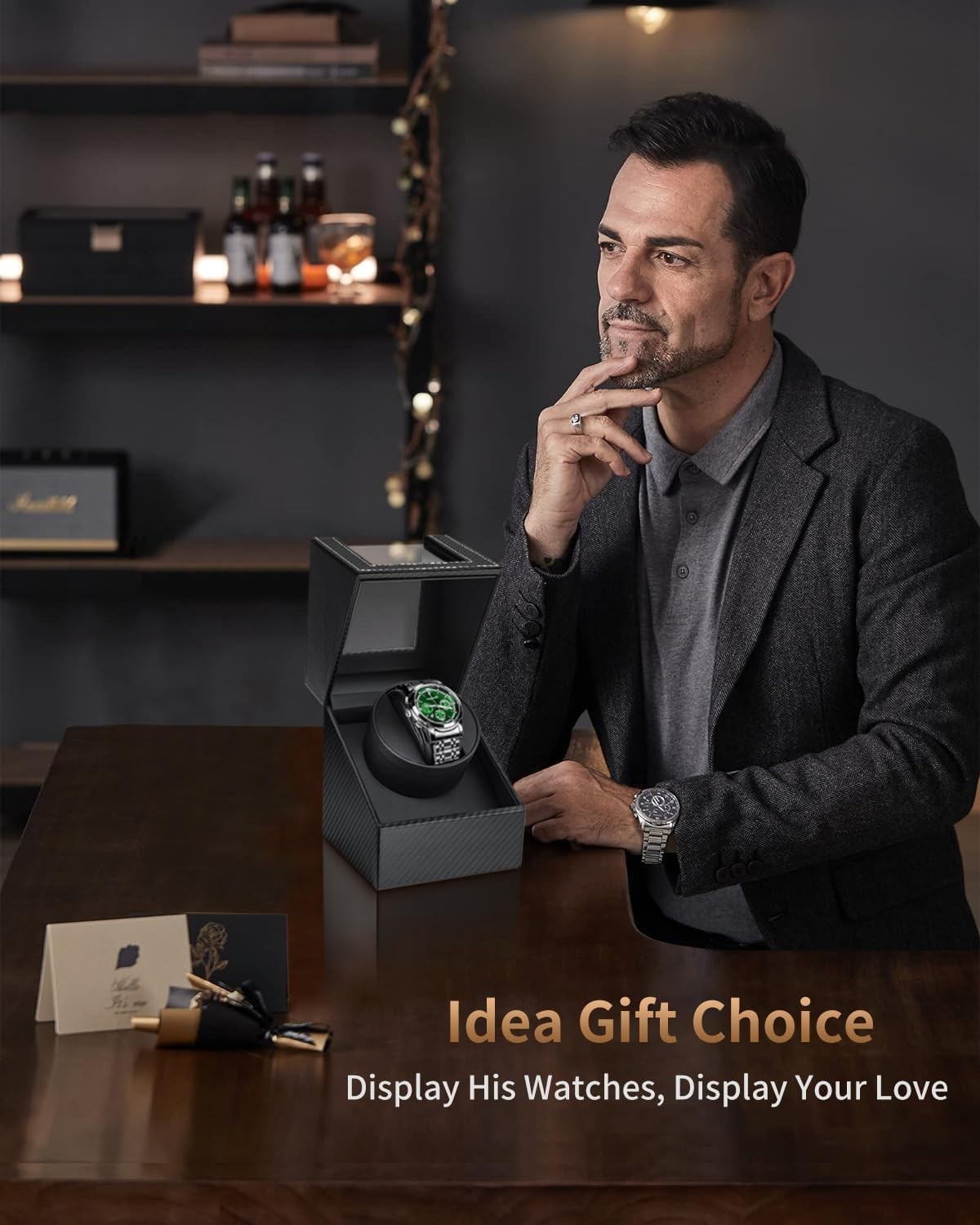 Automatic Watch Winder with USB-C Power Supply – For Watch Enthusiasts