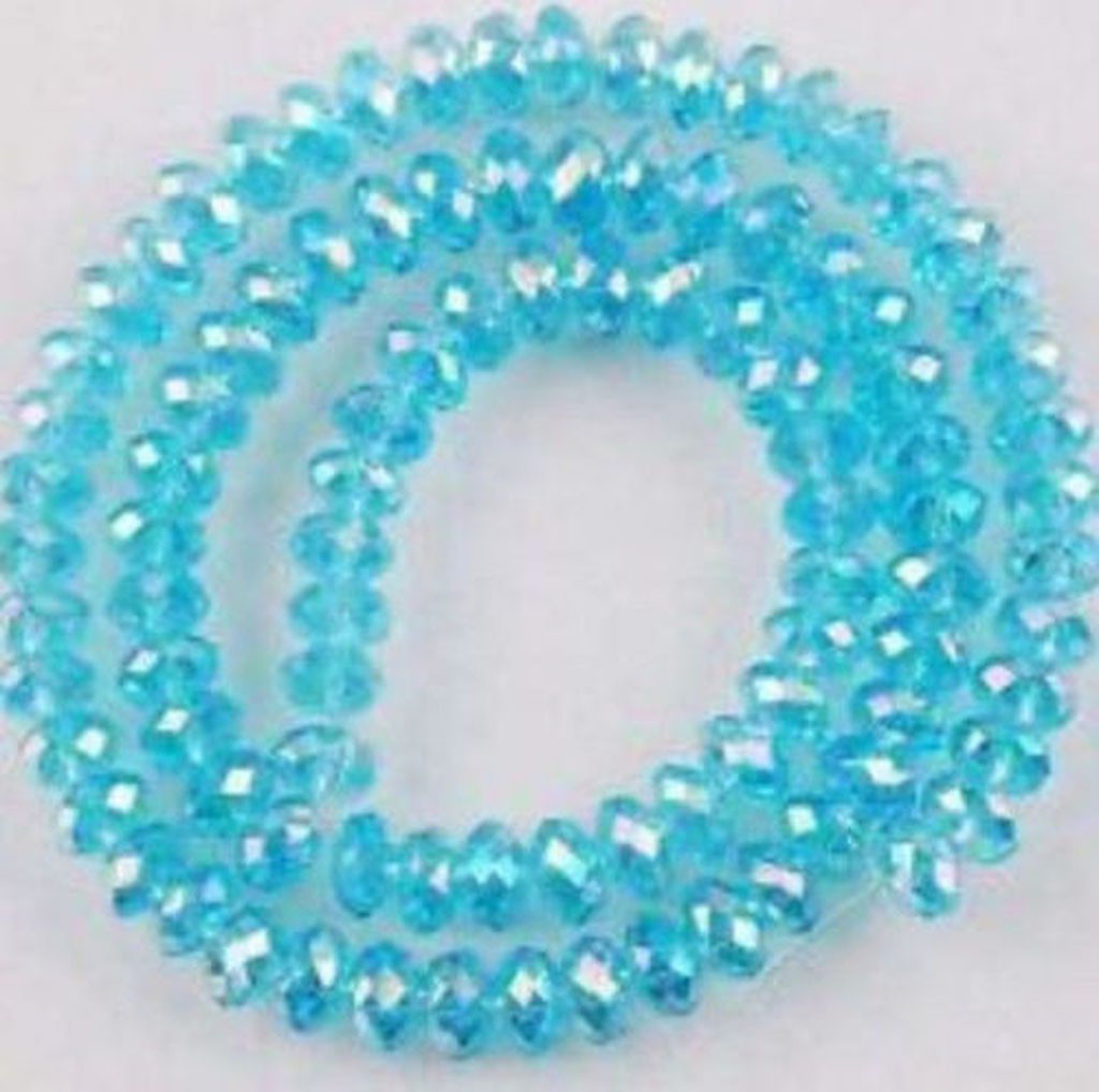 Wholesale 27 Colors 3x4mm Crystal Faceted Roundel Loose Beads 1000pcs
