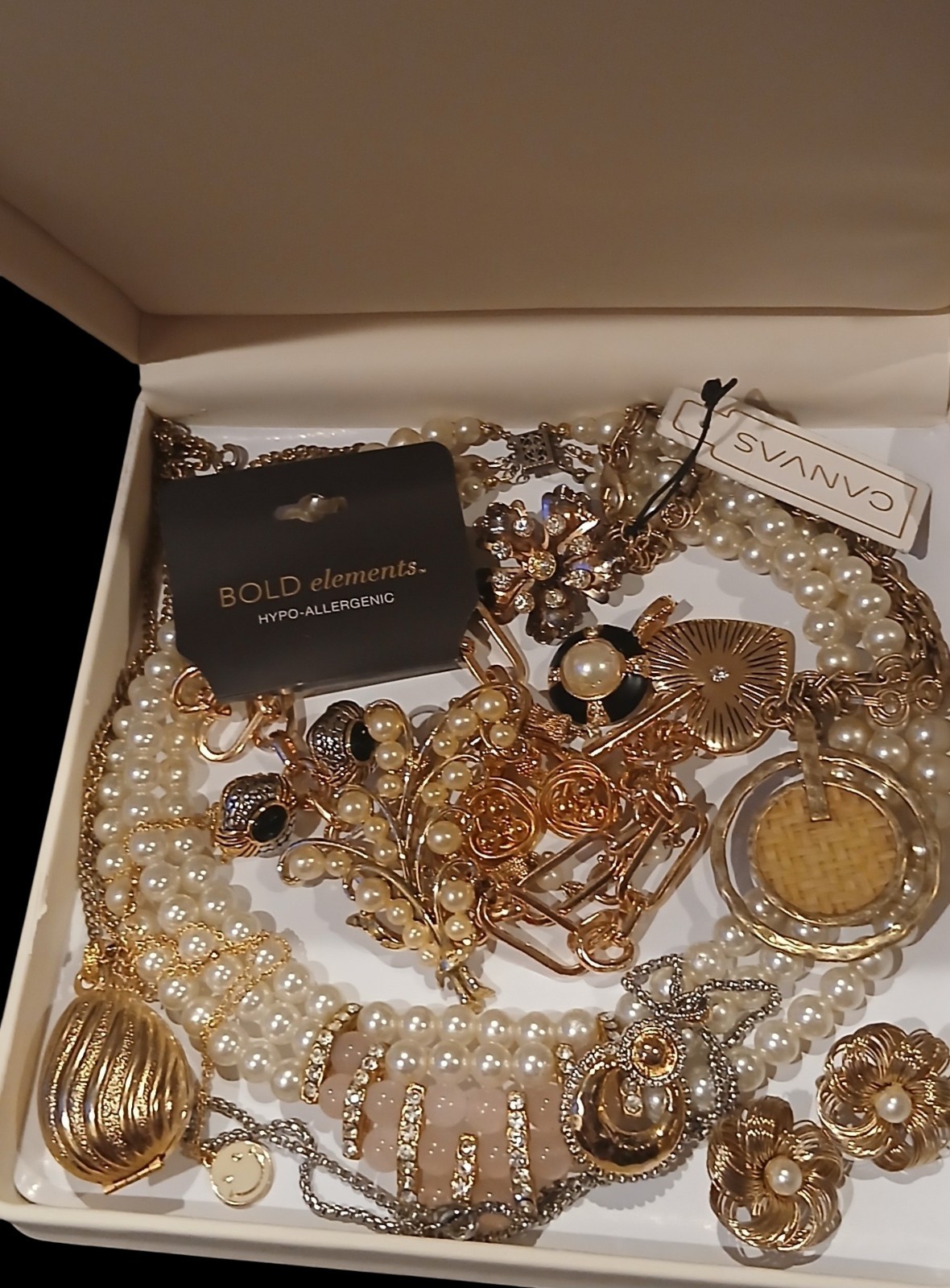 Gold-tone Mixed Jewelry Lot