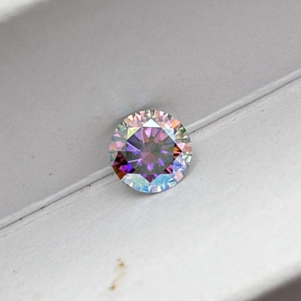 Round Cut Hot Sale Exquisite ABcolor 1pcs 3.0mm 0.1ct-15mm 12ct Loose Moissanite