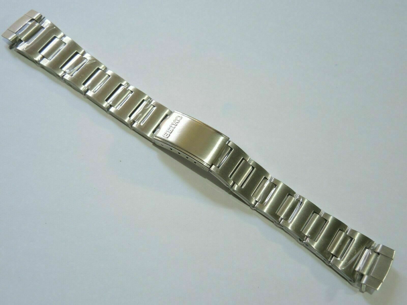 NEW 19MM STAINLESS SOLID BRACELET VINTAGE POGUE 6139-6002/6005 CHRONOGRAPH WATCH