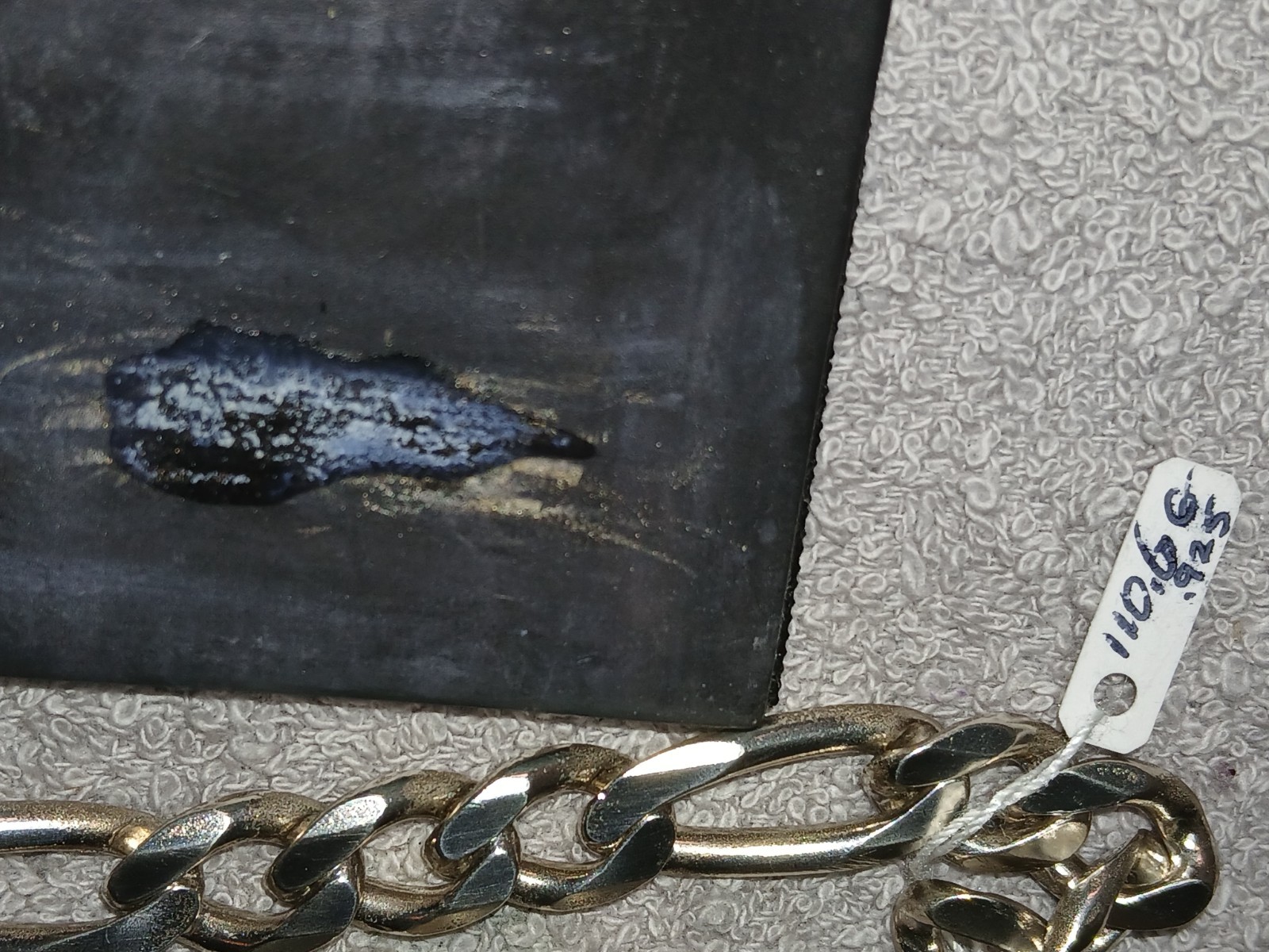 Sterling Silver 110 gram 3+1 Figaro / Cuban Link .925 Silver Italy 10.8MM