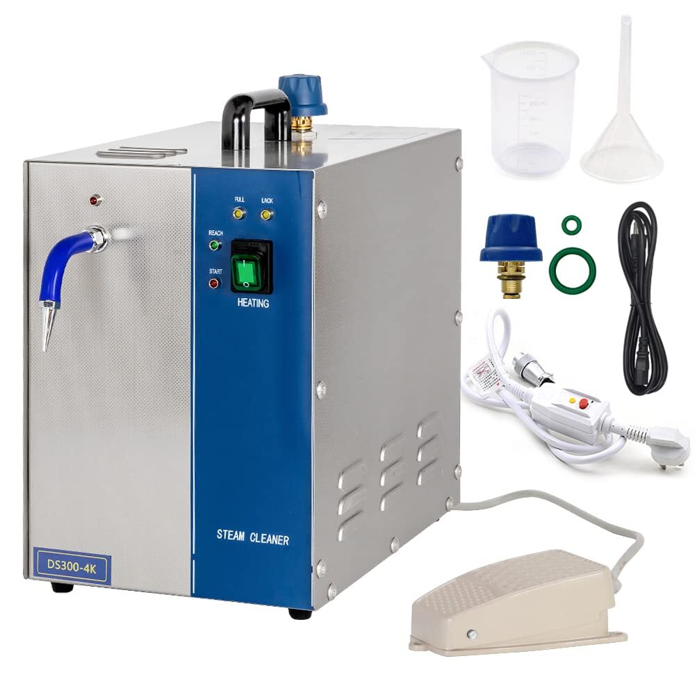 Stainless Commercial Jewelry Steam Cleaner Gem Washer Machine Anti-rust 1300W