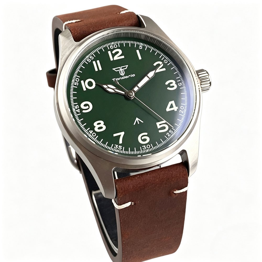 Tandorio 39mm Arabic Luminous 20ATM Sapphire Automatic Japan NH35A Men Watch