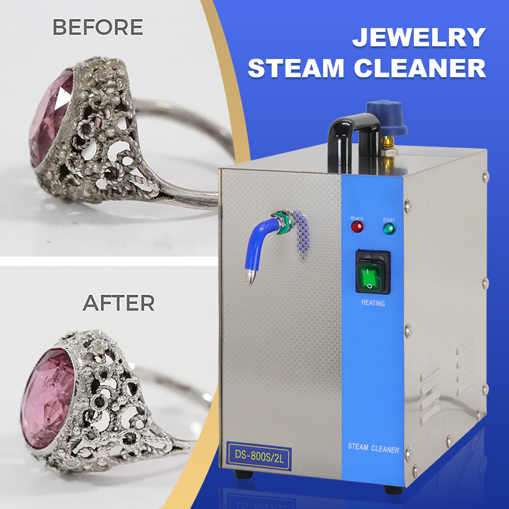2L 1300W Professional Jewelry Steam Cleaner Gem Washer Electric Cleaning 140℃