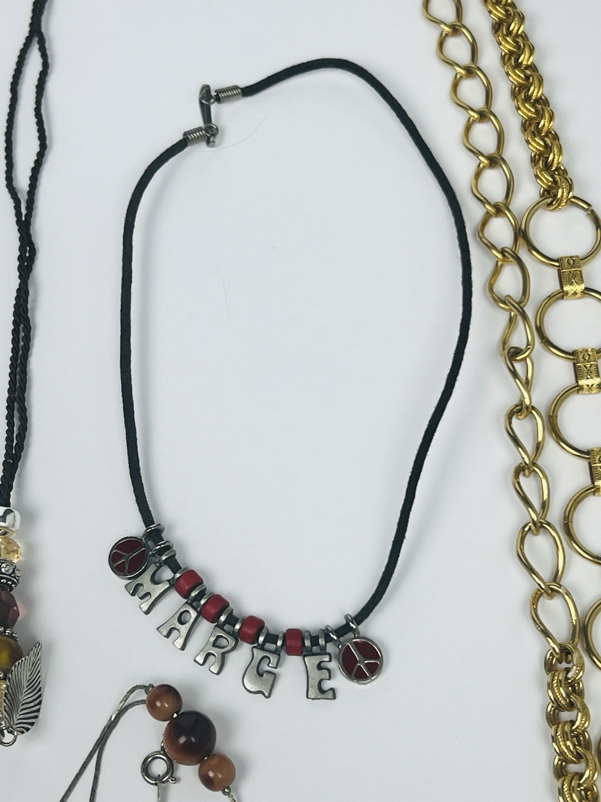 ✨VTG Lot Of 18 Vintage Necklaces & Belt, Chains, Gold silver Tone Varies Styles