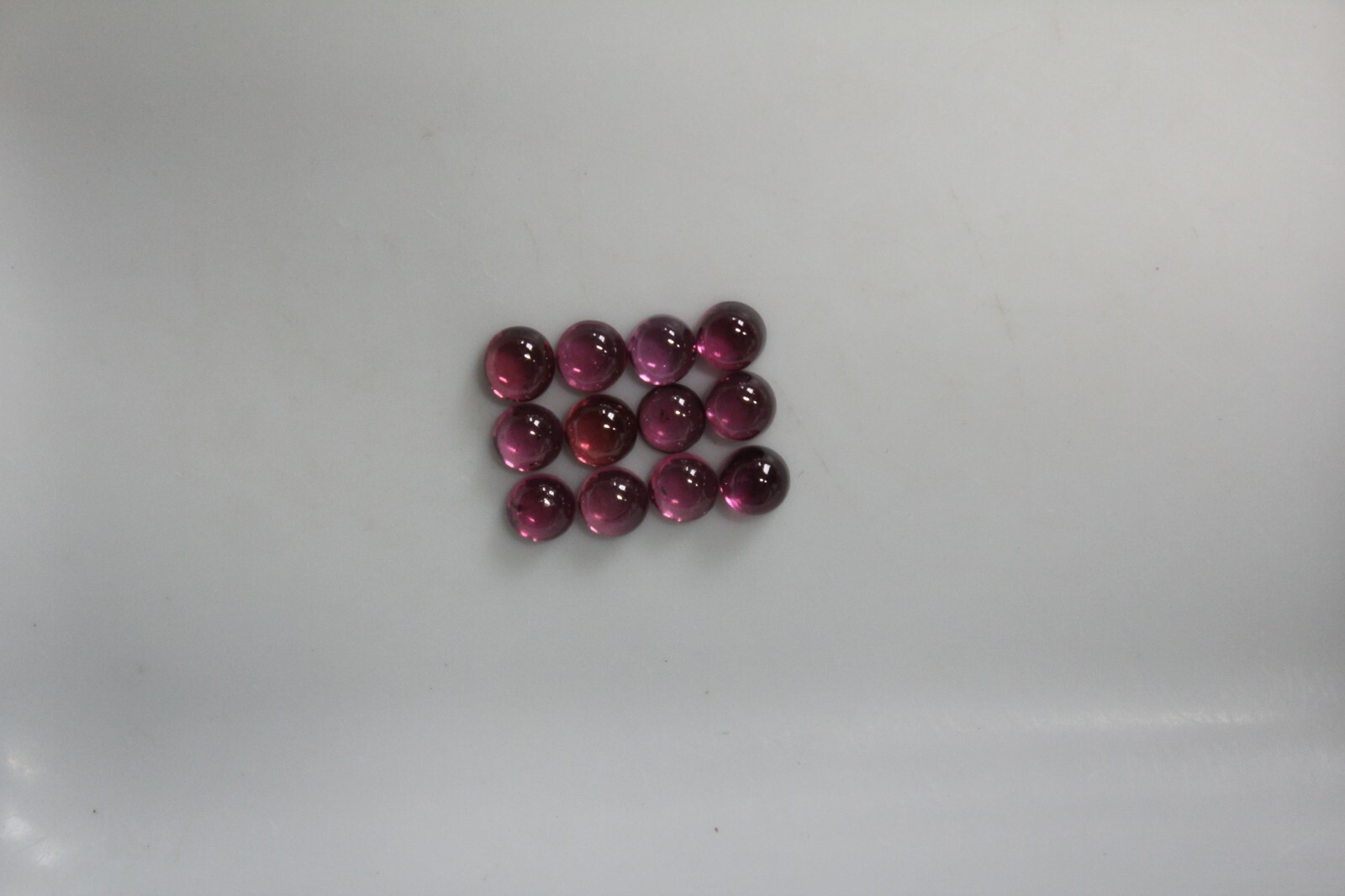 Rhodolite Garnet 2mm, 3mm, 4mm, 5mm, 6mm Flat Back Round Cabochon Loose Gem(s)