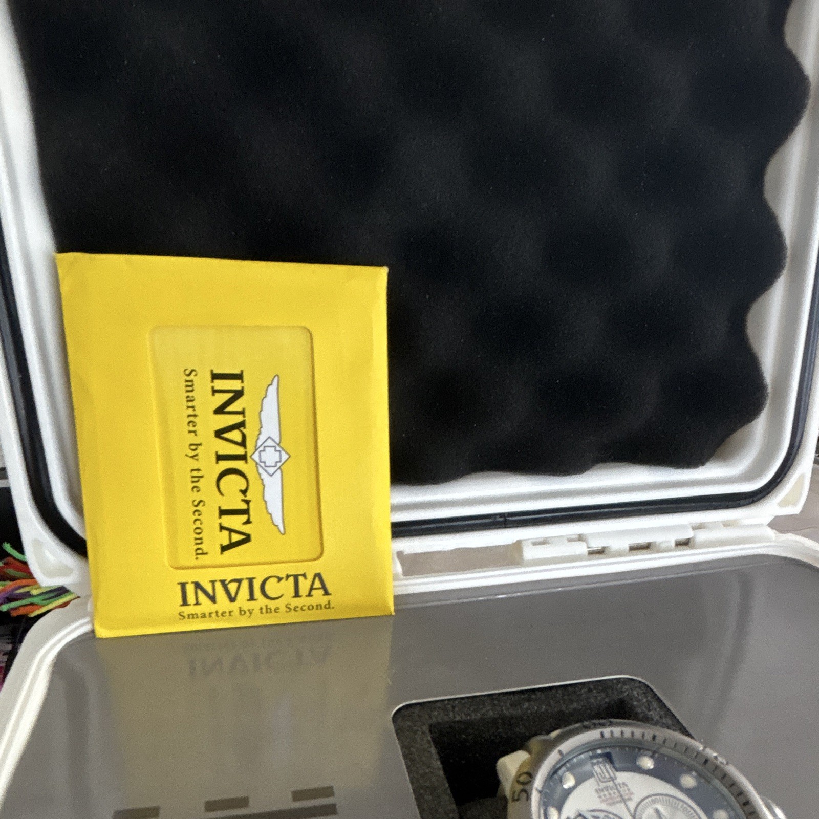 Invicta JT Limited Edition Chronograph Quartz Silver SS Bracelet Box Manual