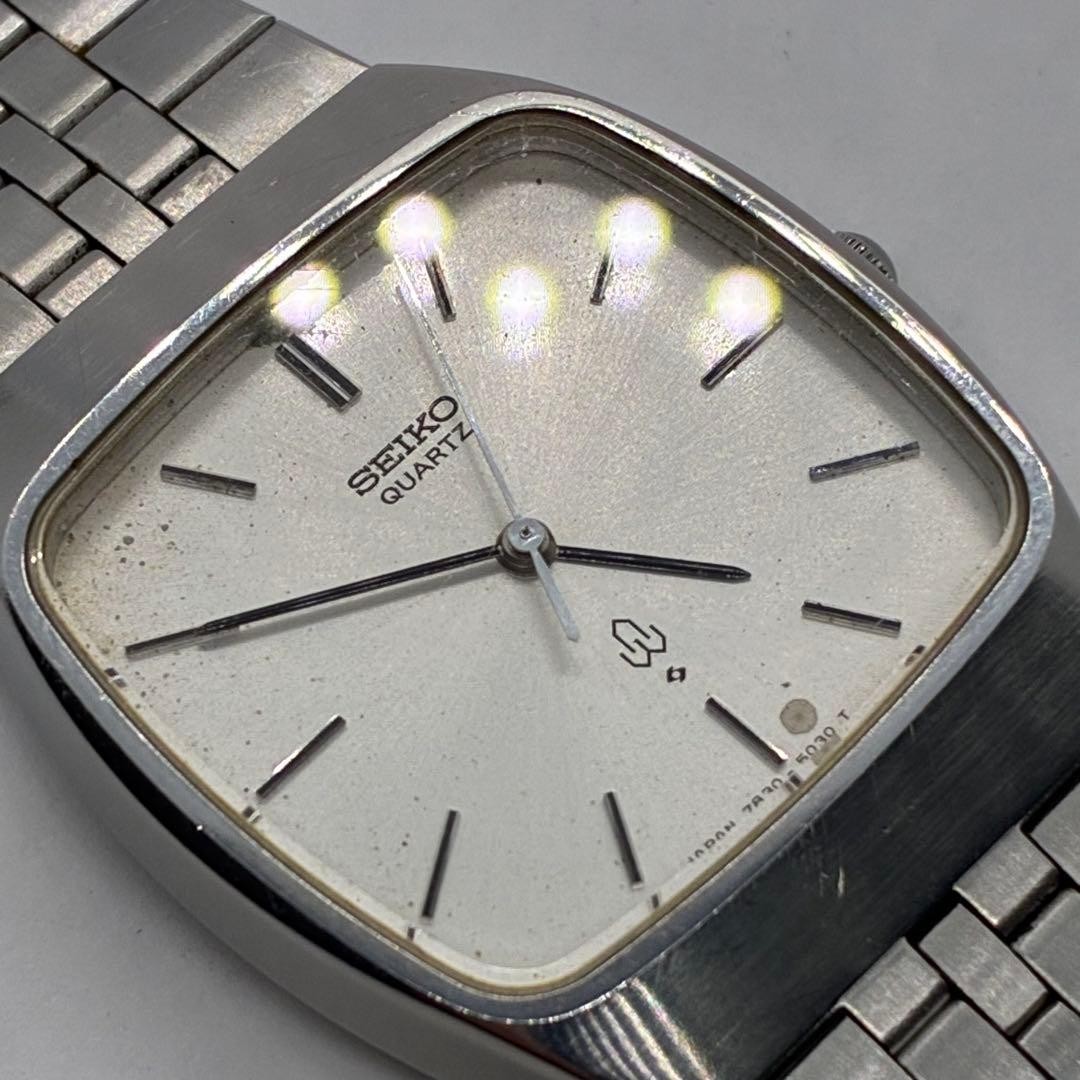 Seiko Quartz 7830-5030,new battery,working condition,item number2444 From Japan