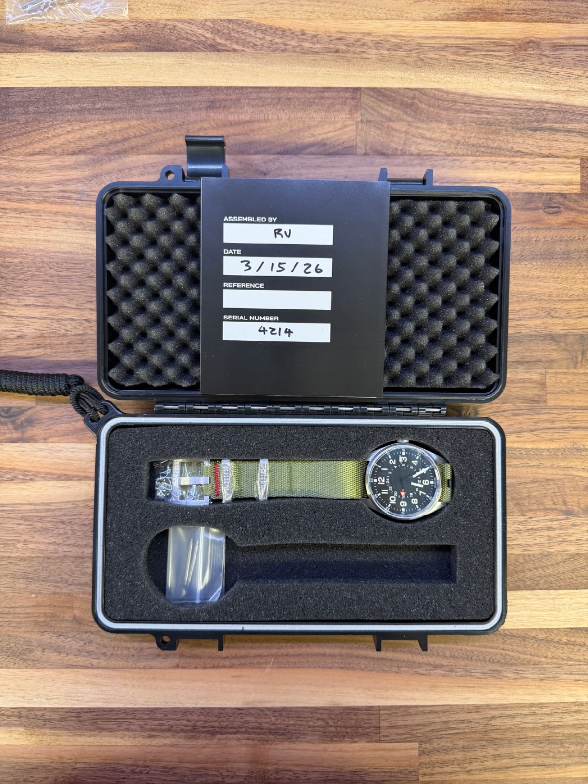 Brand New In Box – Sangin Instruments Overlord Brushed Military Watch