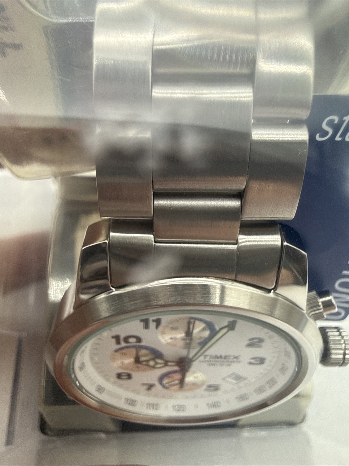 Timex Chronograph SR927W Cell Chronograph WR 50 – Needs Battery