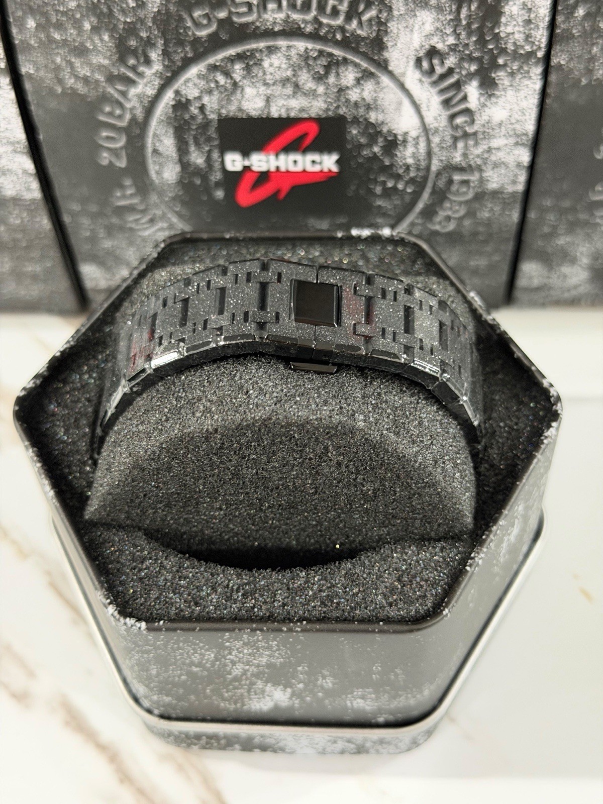 Casio GA-2100 G-Shock Watch – Sandblasted Black Frosted – Black Dial