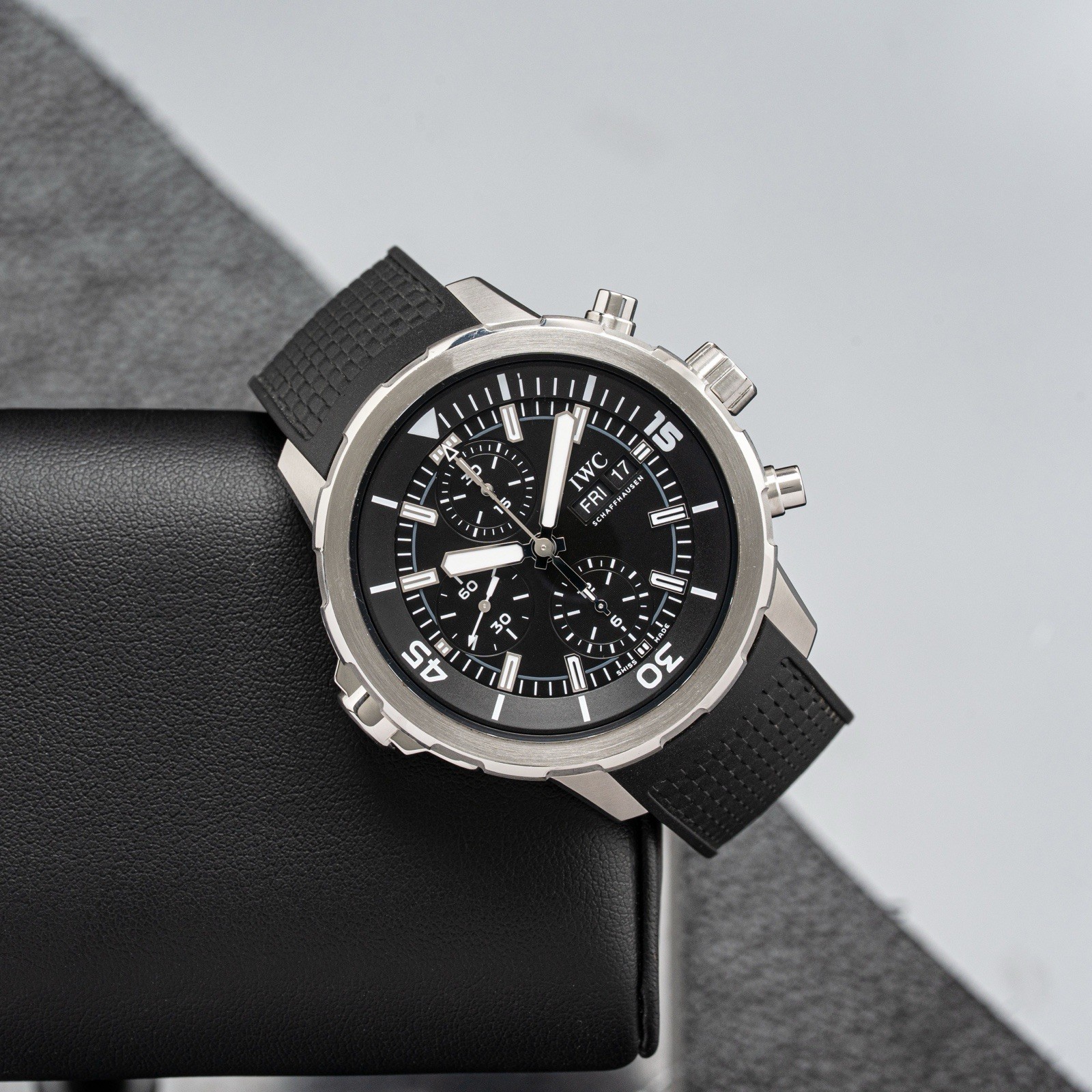 IWC Aquatimer Men’s Black Watch – IW376803