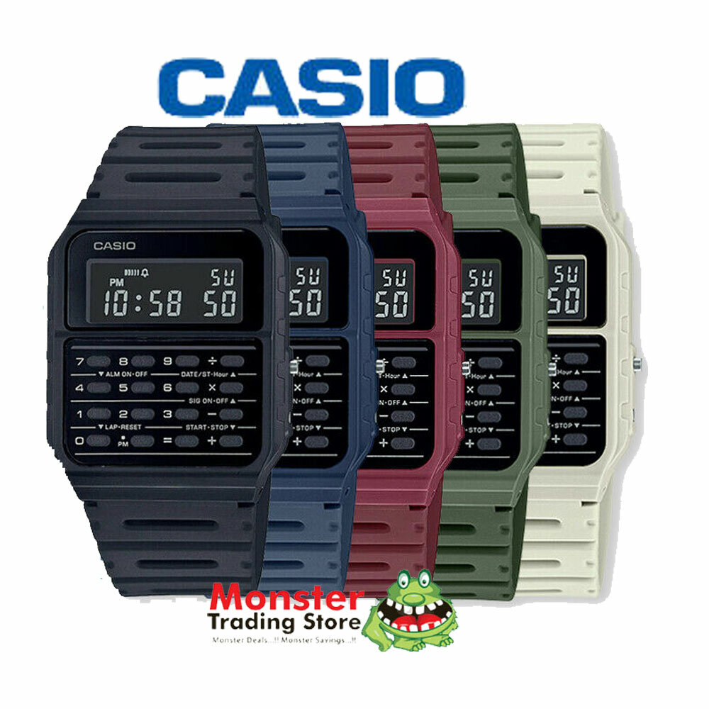 CASIO CALCULATOR WATCH CA53, CA-53, CA-53WF,CA53WF VINTAGE RETRO UNISEX DATABANK