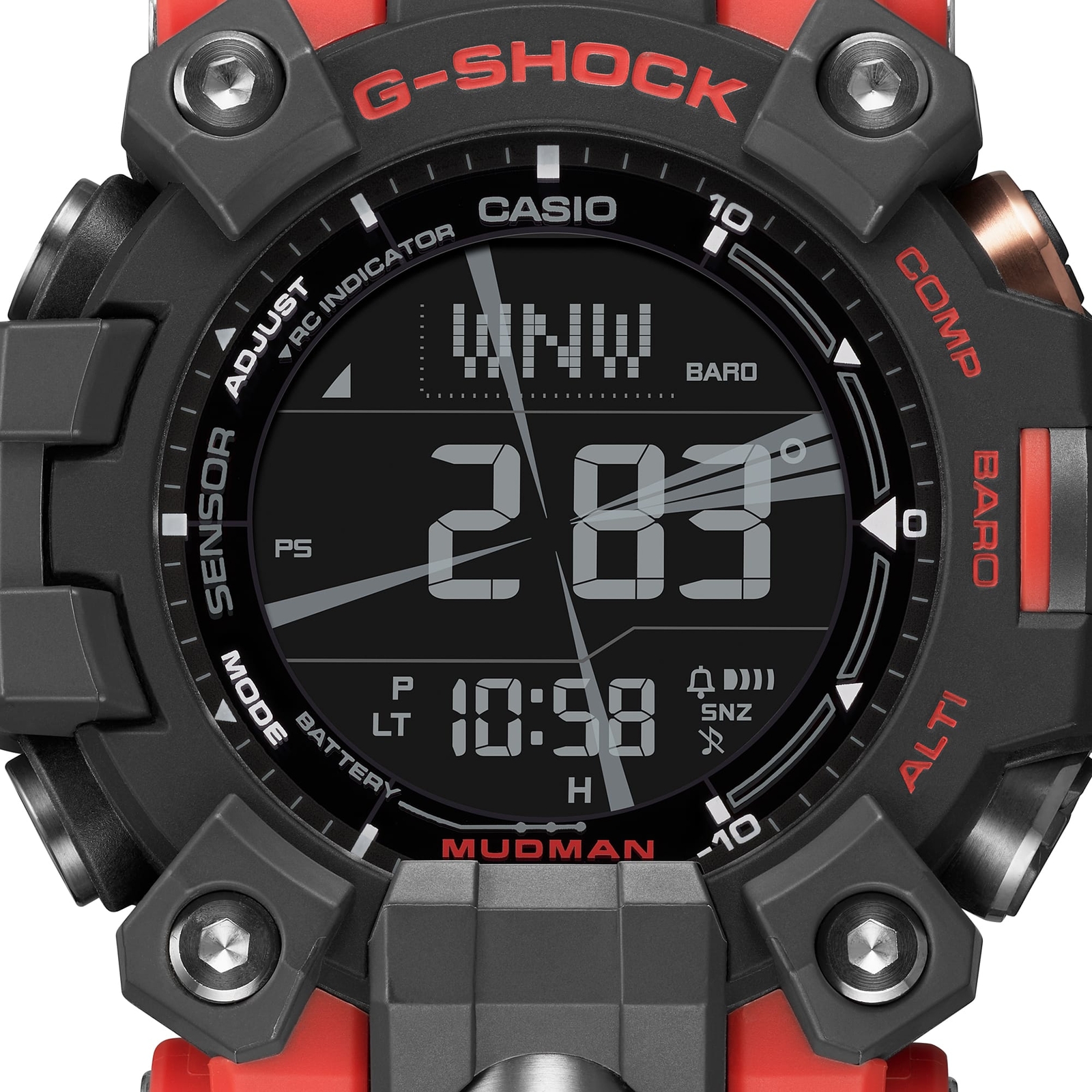 Casio G-Shock GW-9500-1A4 Mudman Master of G Land Orange Solar Power