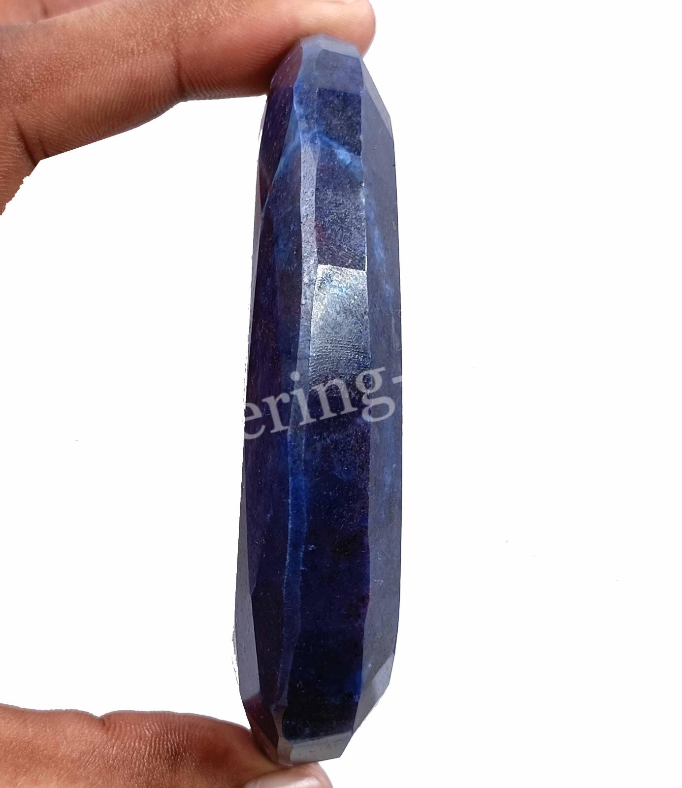 696 Ct IGL Certified Natural Oval Cut African Blue Sapphire Loose Gemstone 4OUE