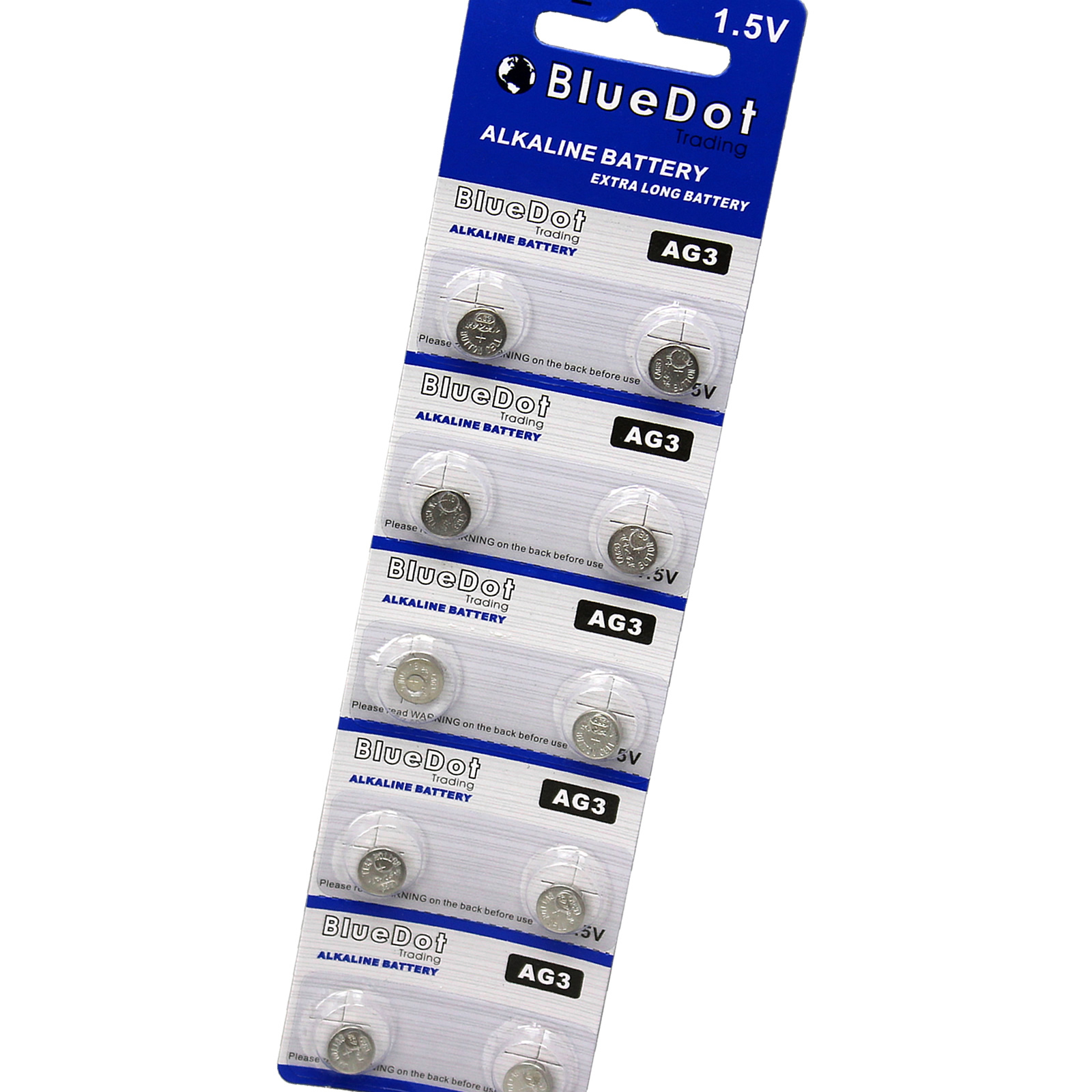 QTY 10 – AG3 L736 RW87 LR41 GP192 V3GA Alkaline Battery Cell Button Batteries