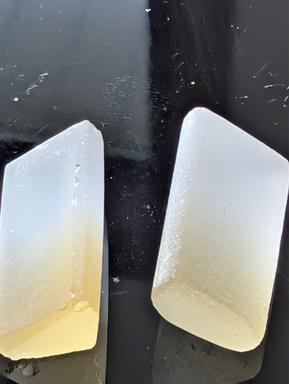USA seller 35.14 Preformed Bi color Quartz IF flawless facet rough gemstone