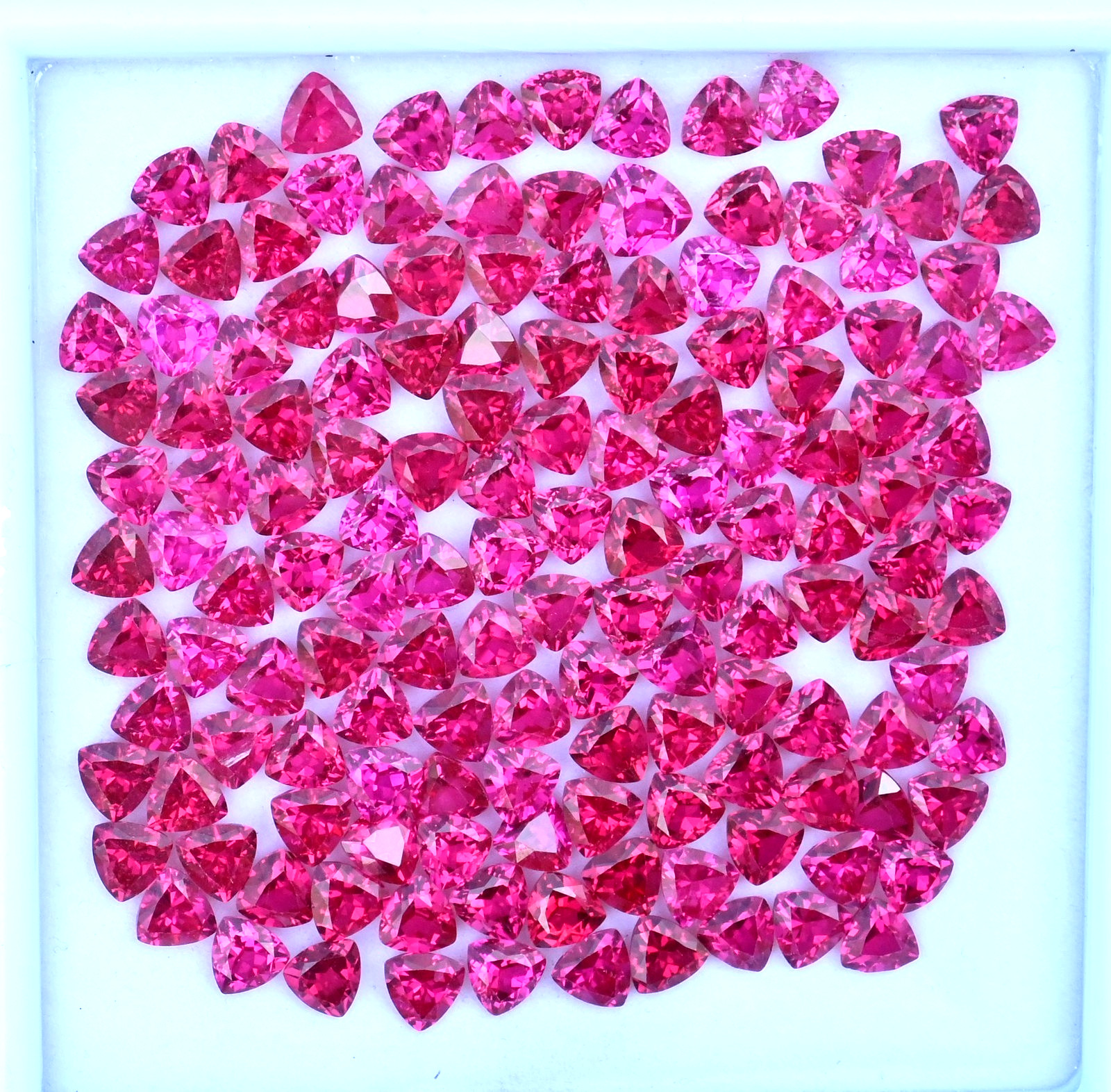 100 Pcs Natural Mogok Pink-Red Ruby 94.90 Ct Certified Stunning Loose Gemstone