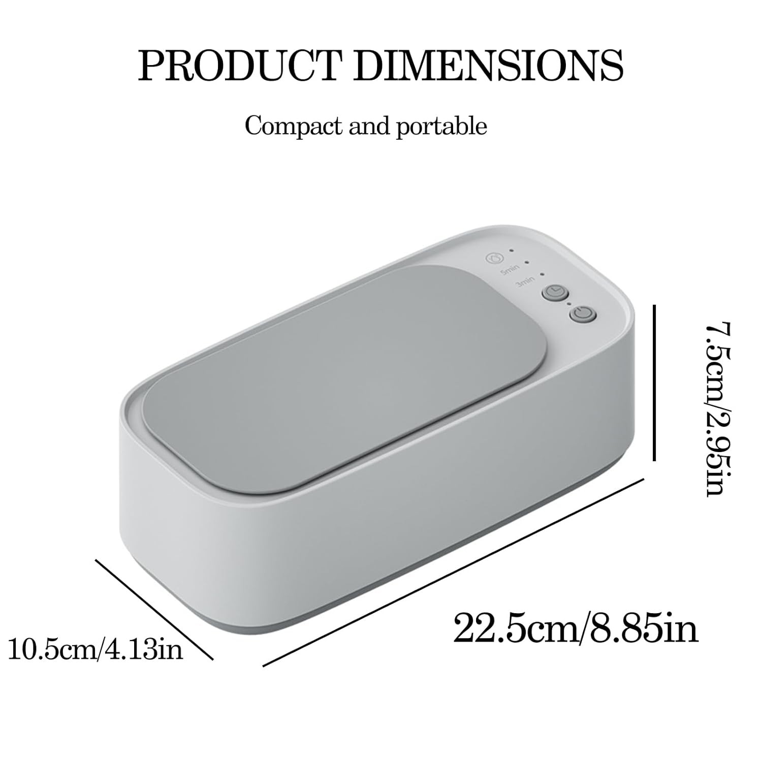Ultrasonic Jewelry Cleaner Denture Glass Watch Ring Bath Tank Cleaning Machine