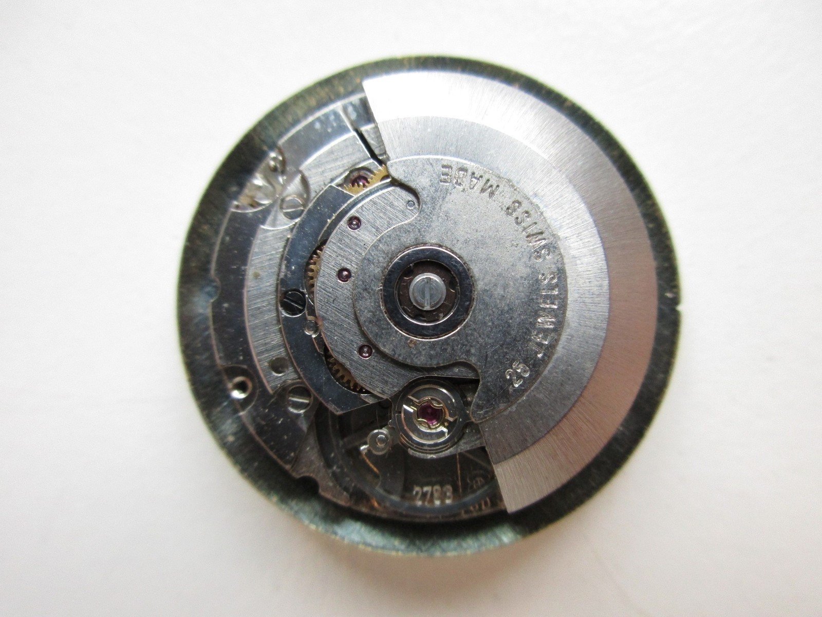 ETA cal. 2783 Swiss automatic watch movement – Palerma dial -date at 3 – running