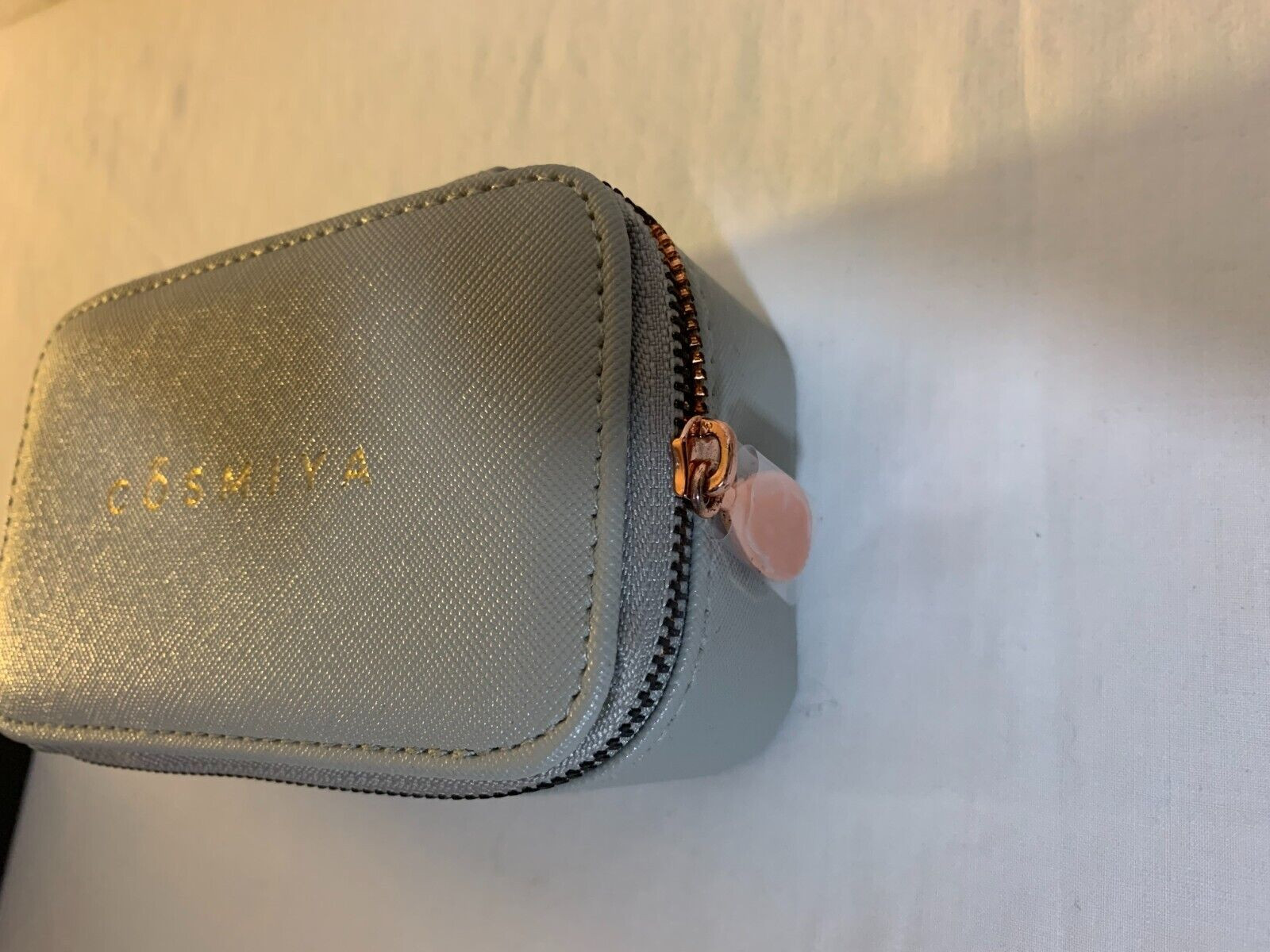Cosmiya Pebble Grey Small Jewelry Box Travel Case