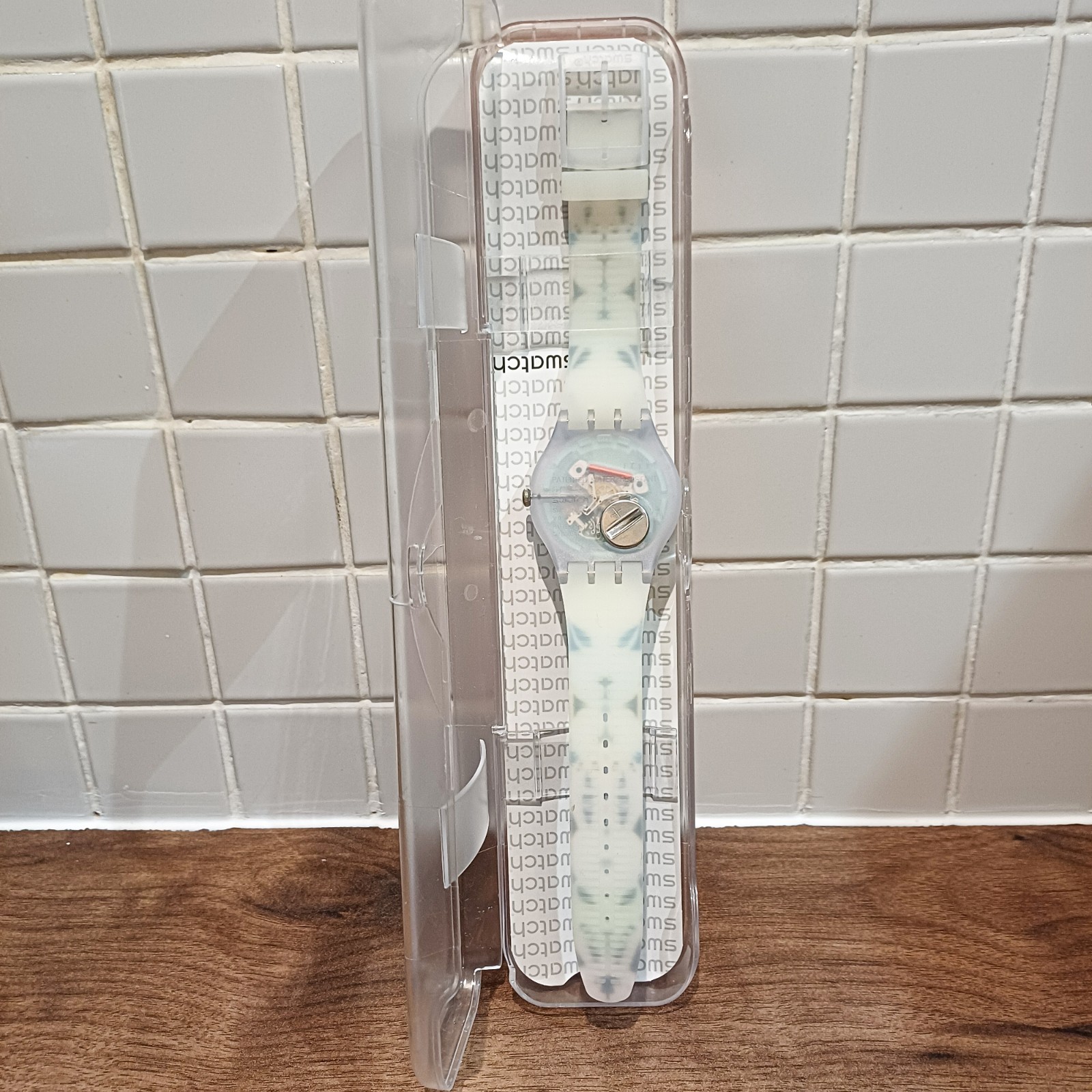 Swatch Wild Totem SUOZ191 Owl Dial Swiss Watch New Renata Battery Box & Papers