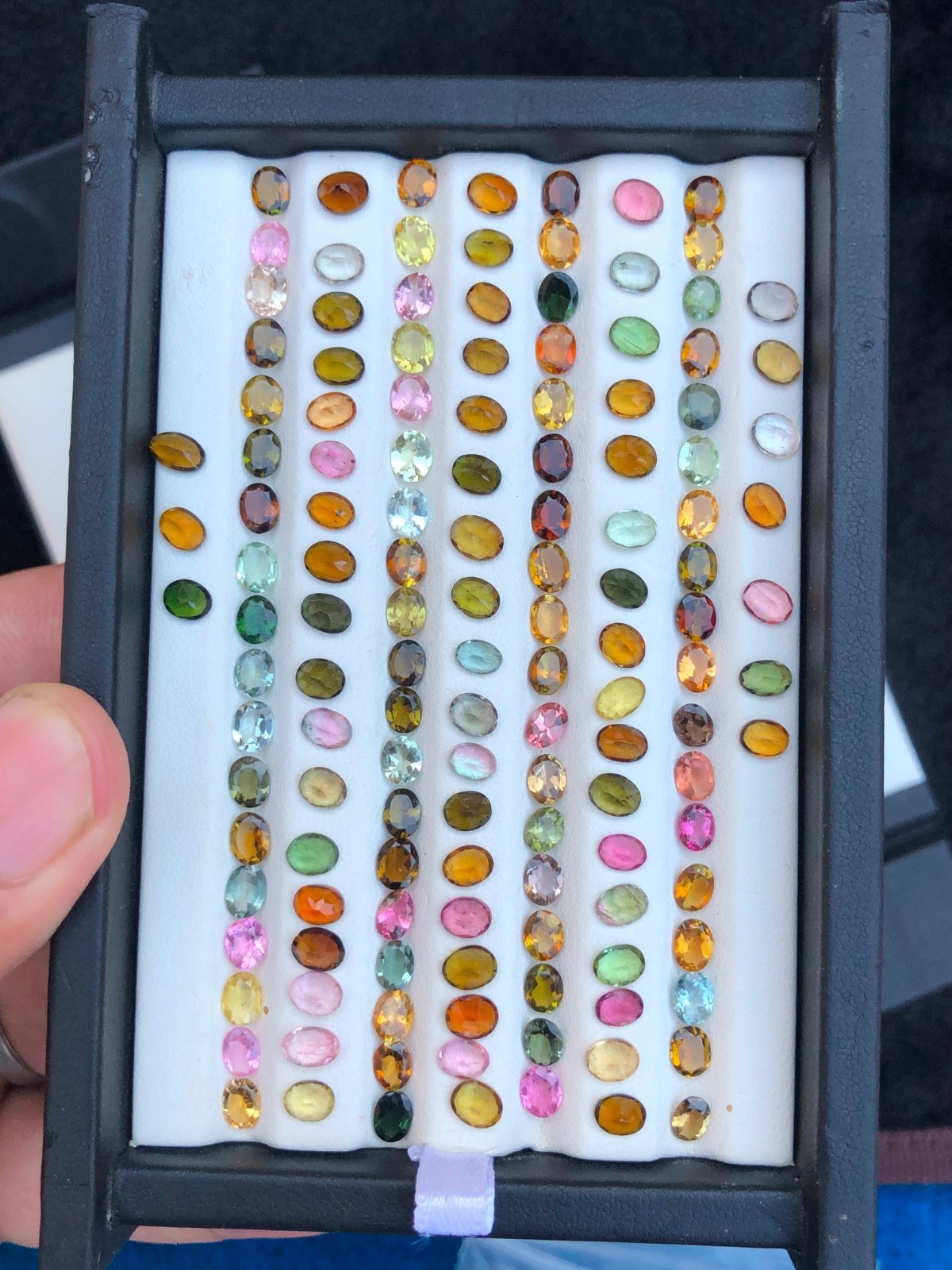 42.30 Cts Natural African Tourmaline Lot, same Size Dim 5*4*2.5 mm , Multi Color