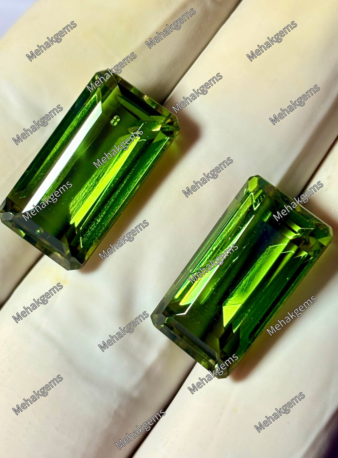 Color Changing Zultanite Gemstone Pair, Emerald Cut 15 Carat Loose Stone Earring