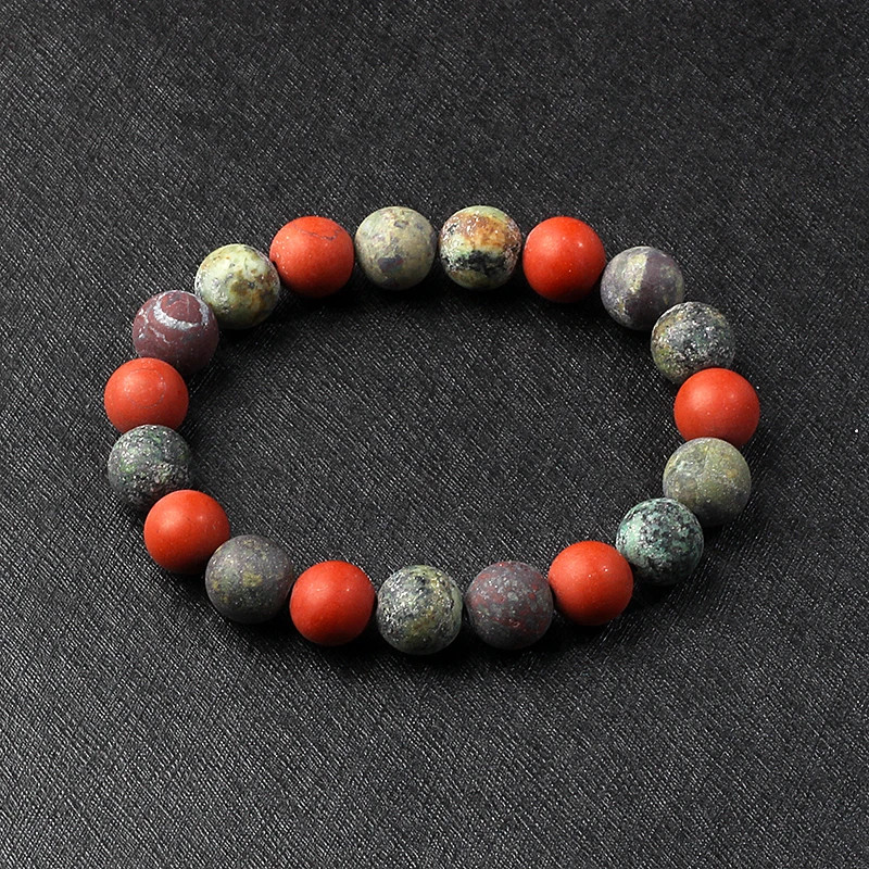 Stone Beaded Bracelet Solar System Planet Round Beads Unisex Bracelet Jewelry