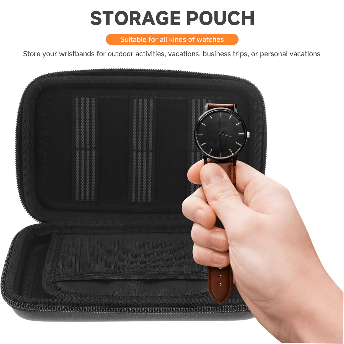 Watch Strap Waterproof Storage Bag Smartwatch Band Travel Watchband Watch Boxes