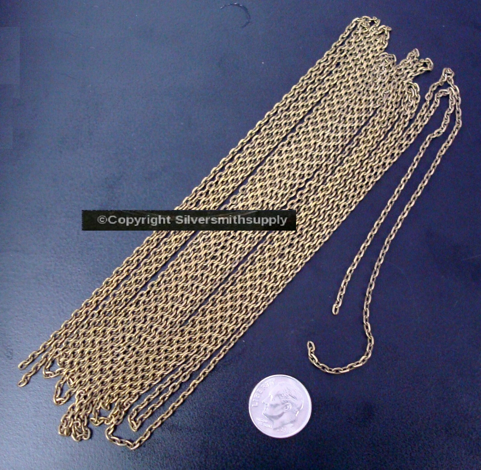 12 ft 3x2mm Antique bronze plated cable link jewelry making beading chain PCH033