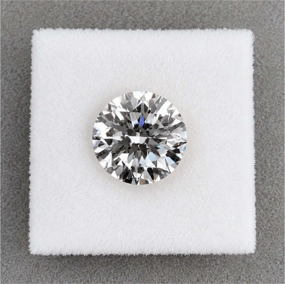 IGI Certified Lab Grown Round Diamond 1.46ctw F VS2 Excellent Cut 7.25×7.21×4.43