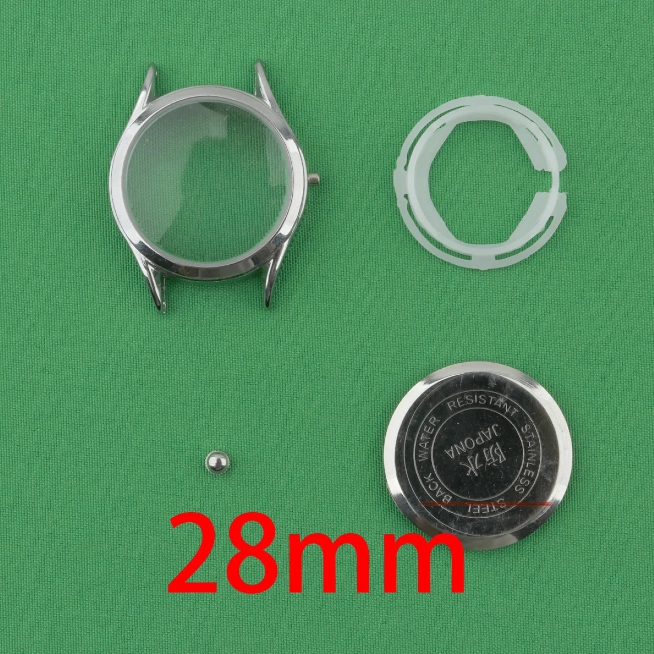 35mm 28mm Metal Watch Case Silver Waterproof for 2035 PC21 SL68 SP68 Movement