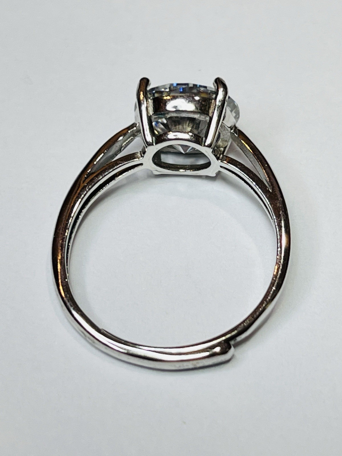 Real 925 Sterling Silver 3.87 CTW VVS1 10mm D Color Moissanite Bling Bling Ring
