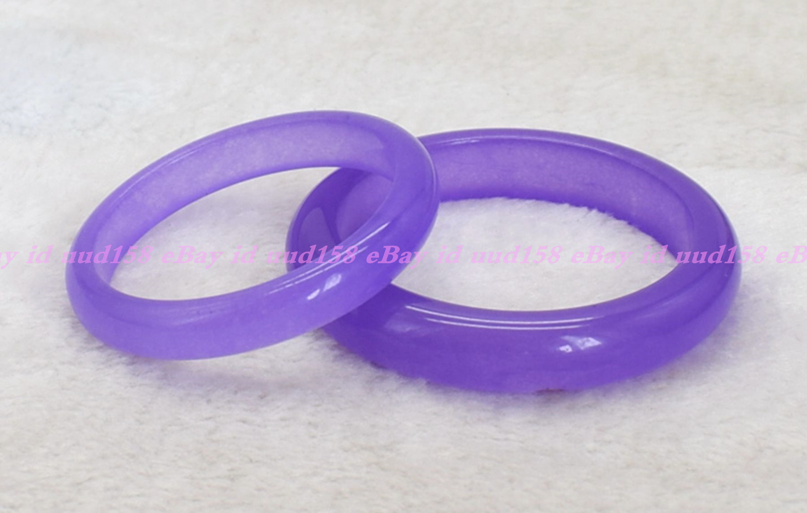 Natural Deep Violet Alexandrite Jade Gemstone Bangle Bracelet 56-62mm Jewelry