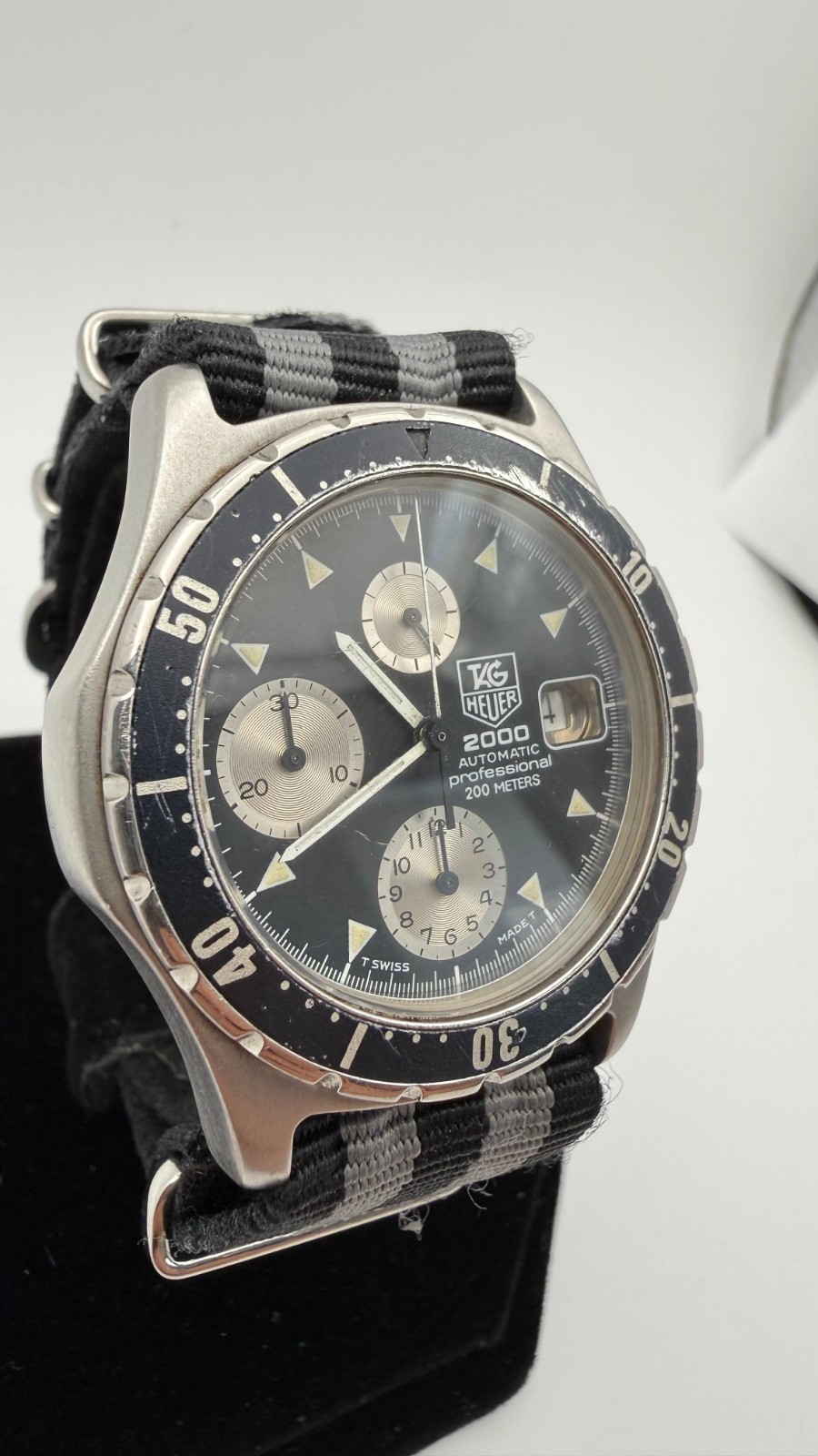 VINTAGE TAG HEUER 2000 SERIES AUTOMATIC CHRONOGRAPH PROFESSIONAL 200M SWISS