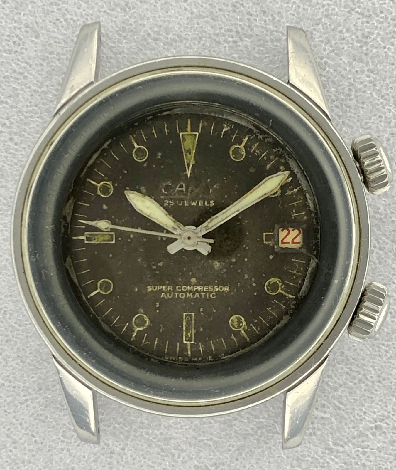 Camy Super Compressor 200m Waterproof Automatic Vintage Diver Watch