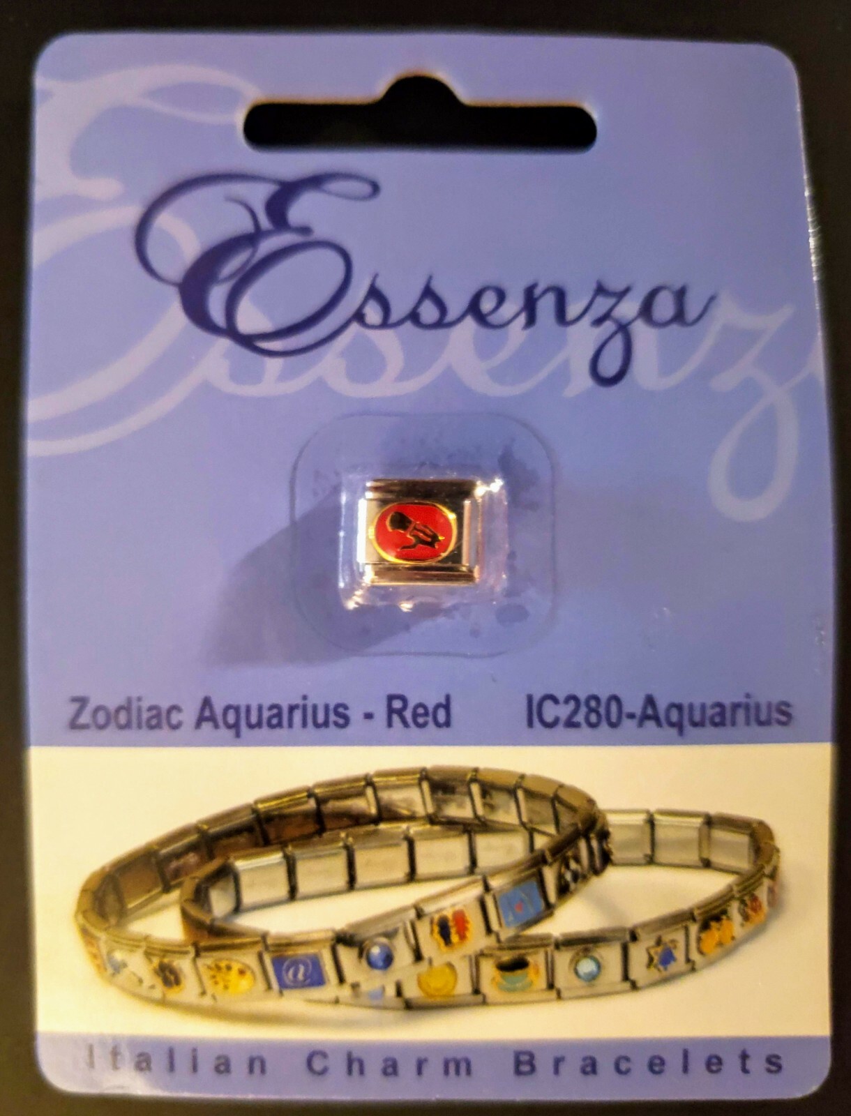 ESSENZA ITALIAN CHARM – RED ZODIAC LINKS
