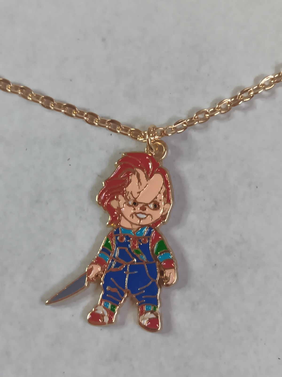 CHILDS PLAY CHUCKY NECKLACE 18″ TO 20″ CHAIN